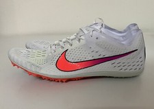 Nike Zoom Victory 3 Ombre White Mens Sz 7.5/ Womens Sz 9 Track Spikes 835997-100