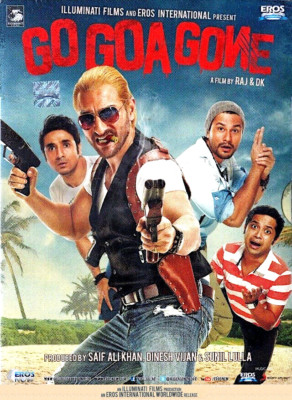 Go Goa Gone. Bollywood Film mit Saif Ali Khan & Kunal Khemu .Originale Eros DVD