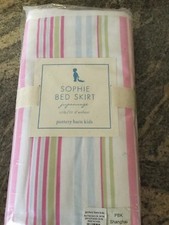 ADORABLE POTTERY BARN KIDS SOPHIE CRIB BED SKIRT, BRAND NEW