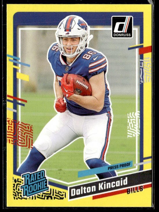 L4,656 - 2023 Donruss Press Proof Yellow #308 Dalton Kincaid RR