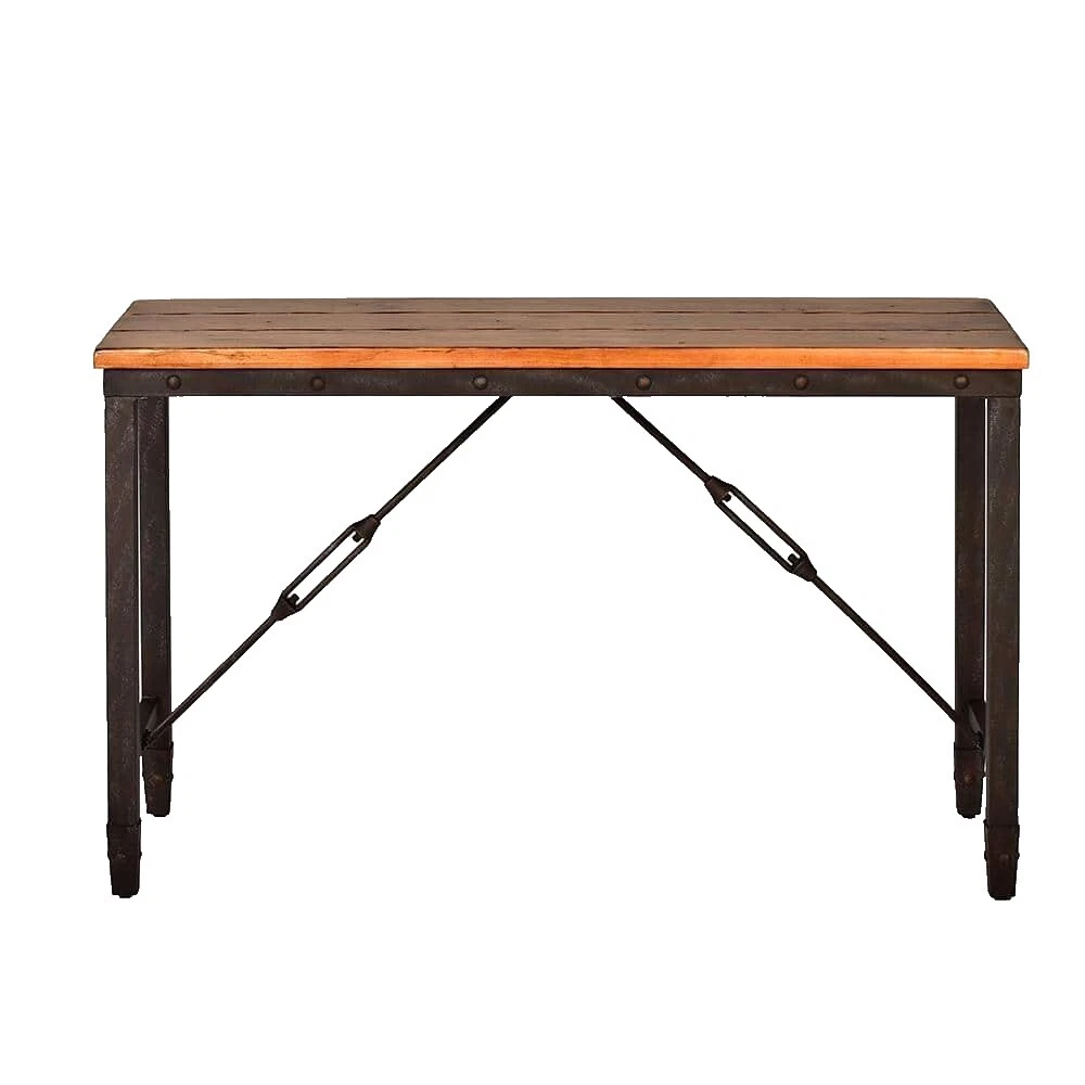 Tablas de mesa consola industrial de Pino