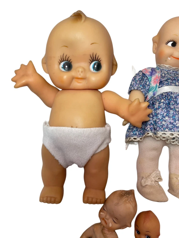 Lote Muñecas Kewpie Sun Goma Vintage Foto 2 de 4