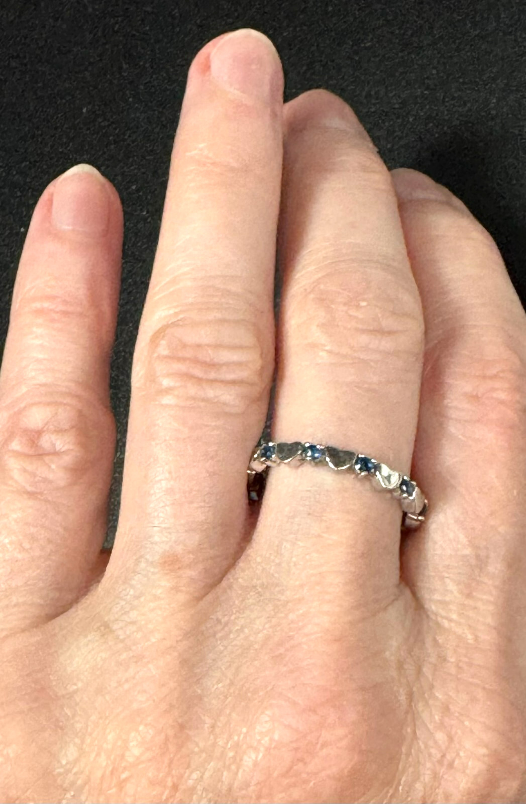 SETA 925 Sterling Silver Interlocking Stackable E… - image 2