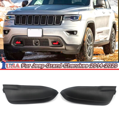 2PCS Bumper Filler Panel For 2014-2020 Jeep Grand Cherokee 68143097AC 68143096AC