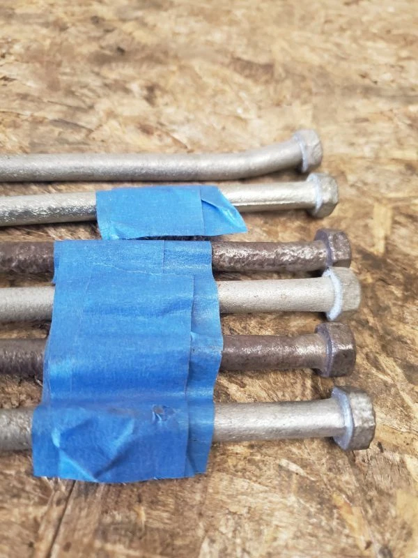 Original Ford Model T Muffler Bolts  - Image 3 of 4