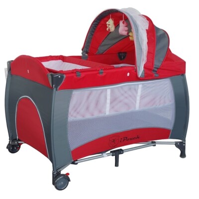 New All in Deluxe Baby Portable Travel Cot Portacot Playpen Crib