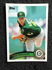 GIO GONZALEZ #30 2011 Topps Baseball QTY Oakland Athletics