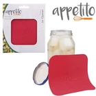 Jar Opener Silicone Appetito Lid Bottle Cap Twist Non Slip Good Grip Red Square