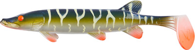 BALZER SHIRASU UV Clone Shad - 45g / 18cm - UV Pike Hecht