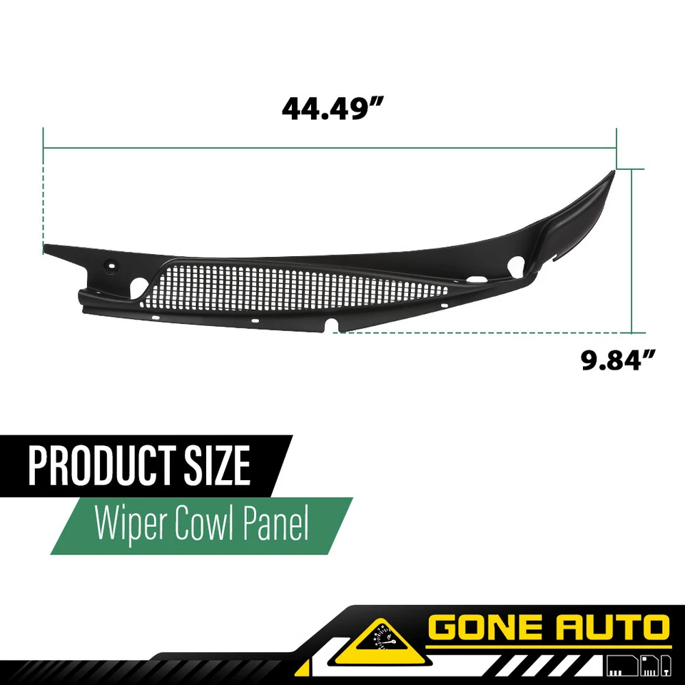 Fit For 96-20 Chevy Express GMC Savana Windshield Wiper Vent Cowl Screen Cover Foto 3 de 4