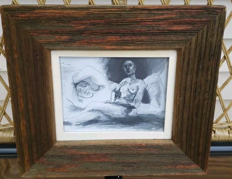 Small Wooden Framed Picasso Print- Reproduction 