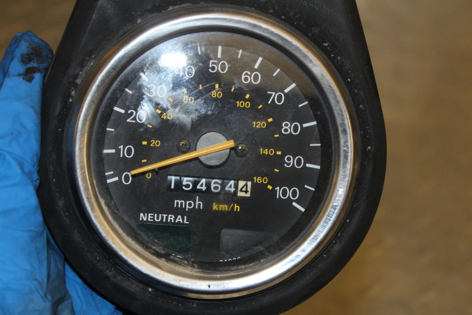 Suzuki Savage 650 LS650P 1996 medidores velocímetro Foto 3 de 4