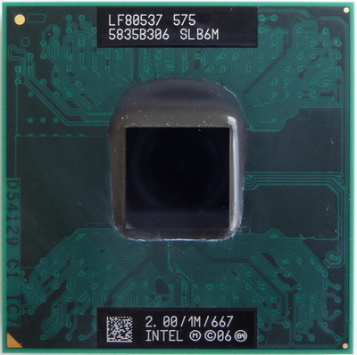 Mobile Intel Celeron M575 CPU 2GHz SLB6M Socket P 1-Kern