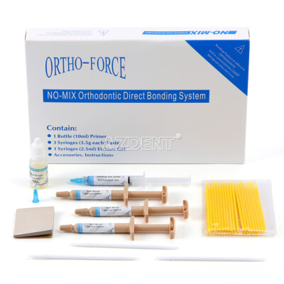 Dental Orthodontic Direct Paste Adhesive Bonding Self Curing Composite Resin Kit