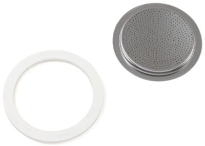 Bialetti Ricambi, Includes 1 Gasket and 1 Plate, Compatible with Venus, Kitty, M