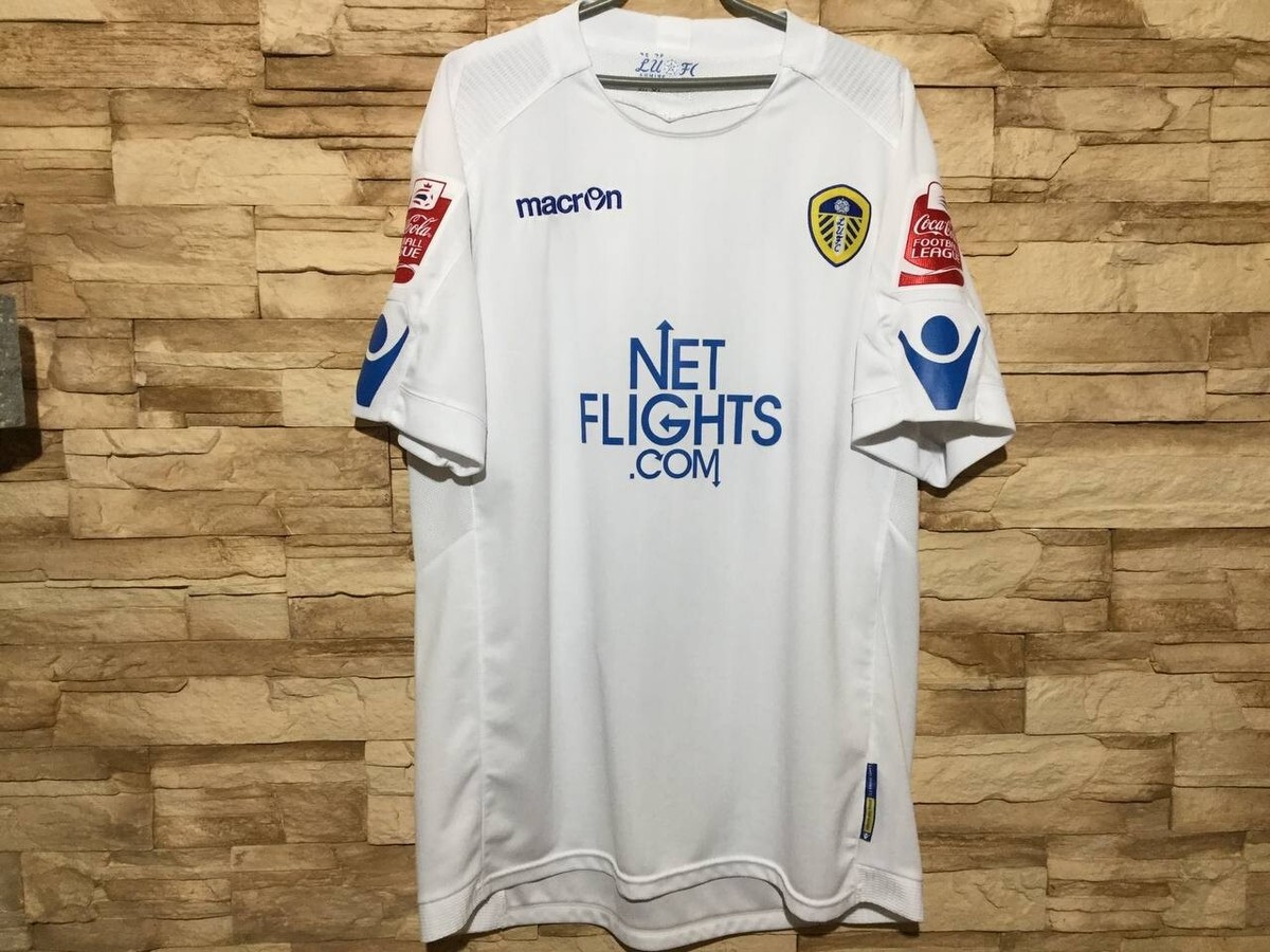 リーズ Leeds United Macron ユニフォーム LEEDS UNITED 2010 2011 Home Football Shirt Soccer Jersey Macron Sz