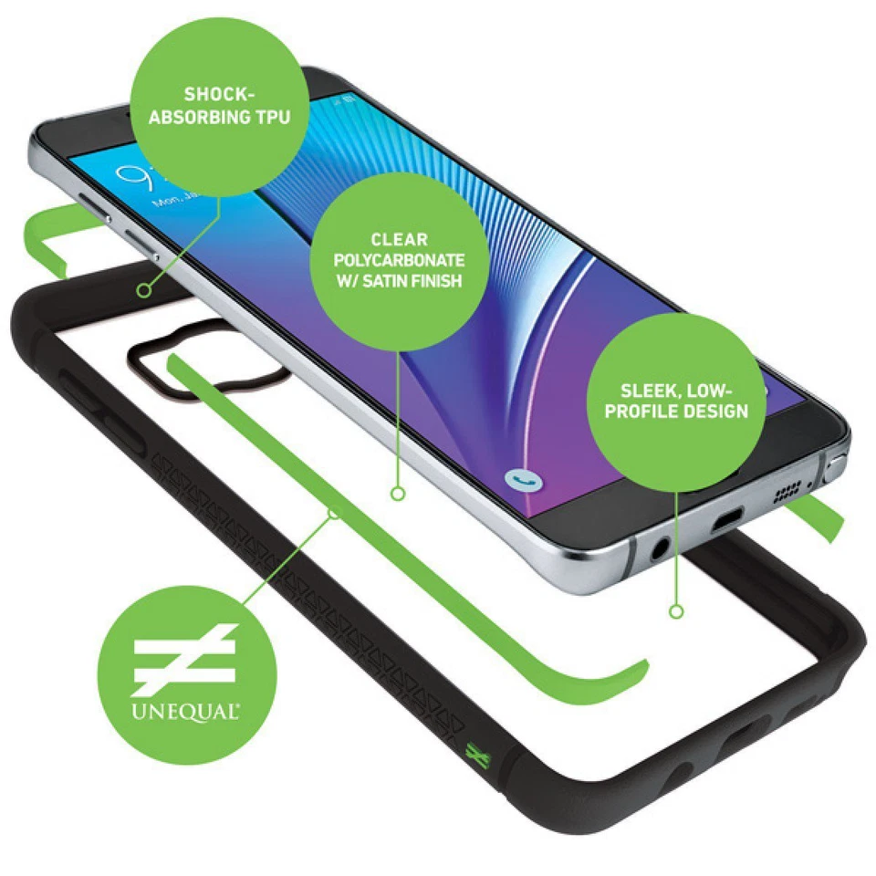 Funda de contacto BodyGuardz con tecnología desigual protección contra impactos para Galaxy Note 5 Foto 3 de 4