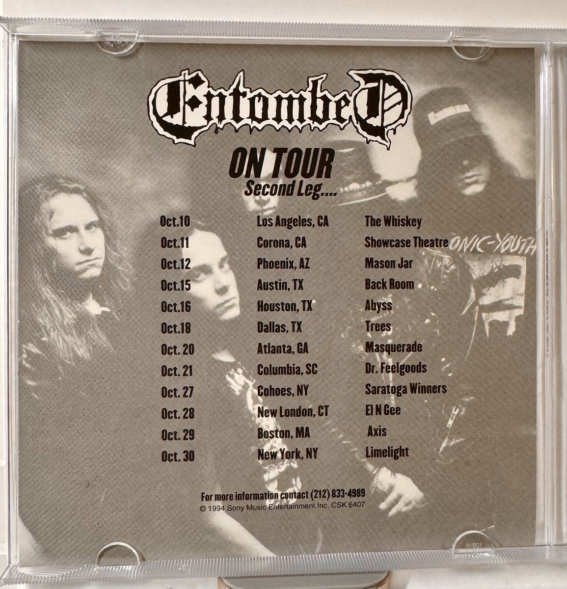 Entombed, Full Of Hell God Of Thunder State Of Emergency, CD, 1994