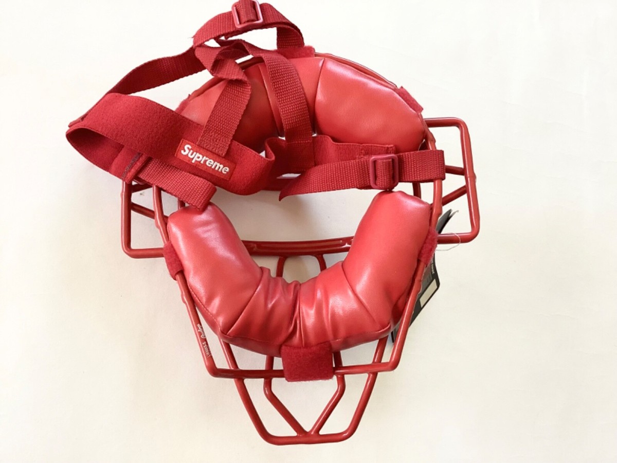 Supreme Rawlings Catcher's Mask Red 2018SS | eBay