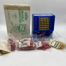 Vintage Marble Computer  Game Sesame Street Complete set Uestor