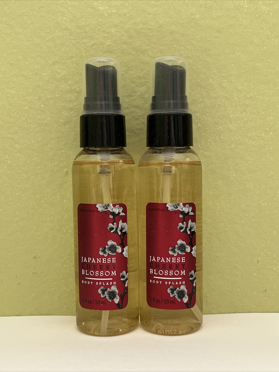 2) Bath & Body Works JAPANESE CHERRY BLOSSOM Travel Size Body