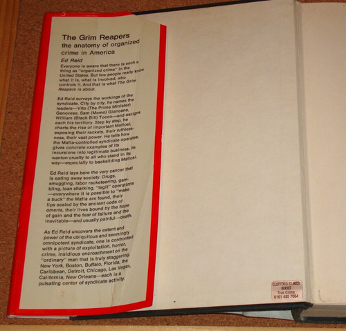GRIM REAPERS: Anatomy Of Organized Crime In America - Reid - 1969 gebundenes Buch - Bild 4 von 5
