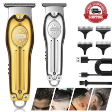 Kemei Portable Hair Clippers Cordless 0.0mm Trimmer Beard Cutting Machine Barber