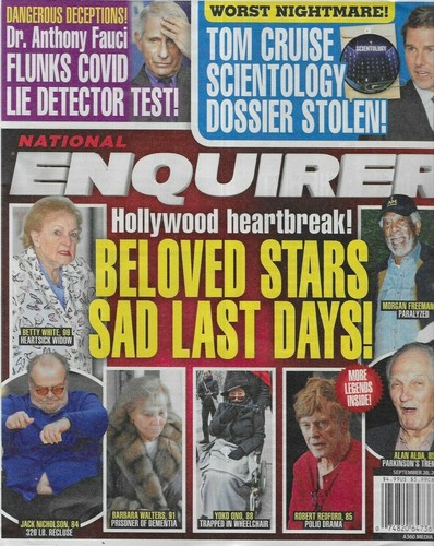 National Enquirer Magazine Older Stars Tom Cruise Anthony Fauci Robert R Kennedy - Picture 1 of 7