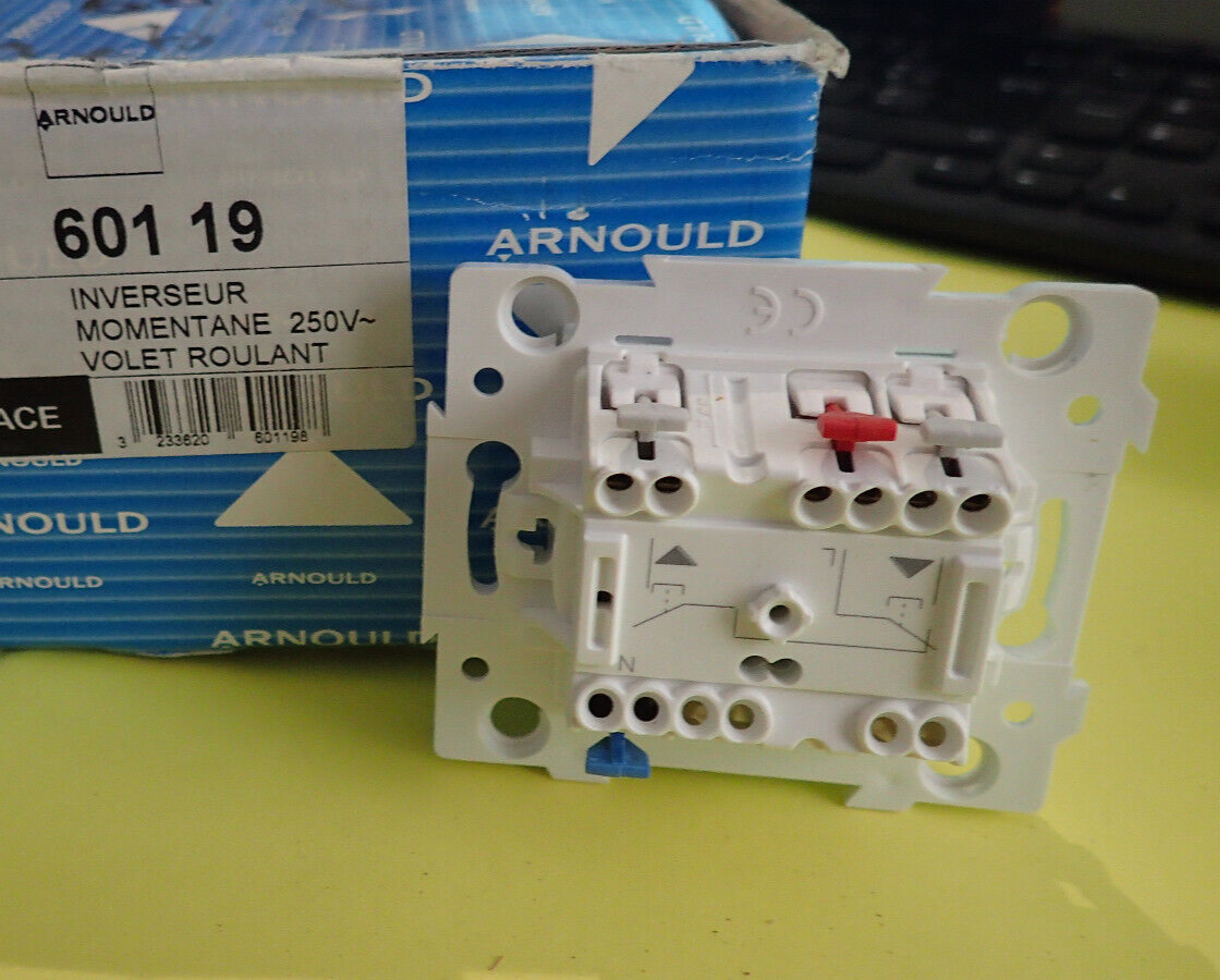 Inverseur à Position Momentanée Arnould ESPACE 60119 - Neuf, Pour Installation électrique