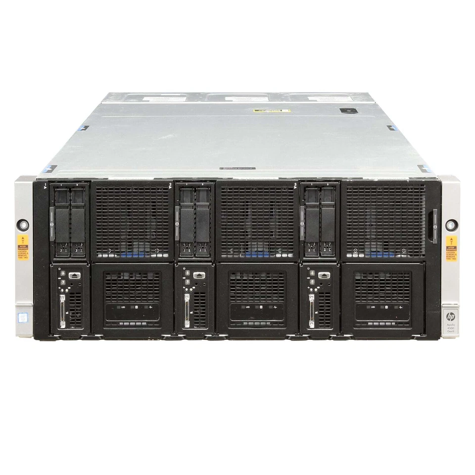 HP Server Apollo 4530 Gen9 3x ProLiant XL450 2x E5-2650v4 256GB 10GbE H244 P440