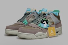 Nike Air Jordan 4 グレー/Jordan 4 union Air Jordan 4 Retro Union Off Noir | DC9533-001 | Laced