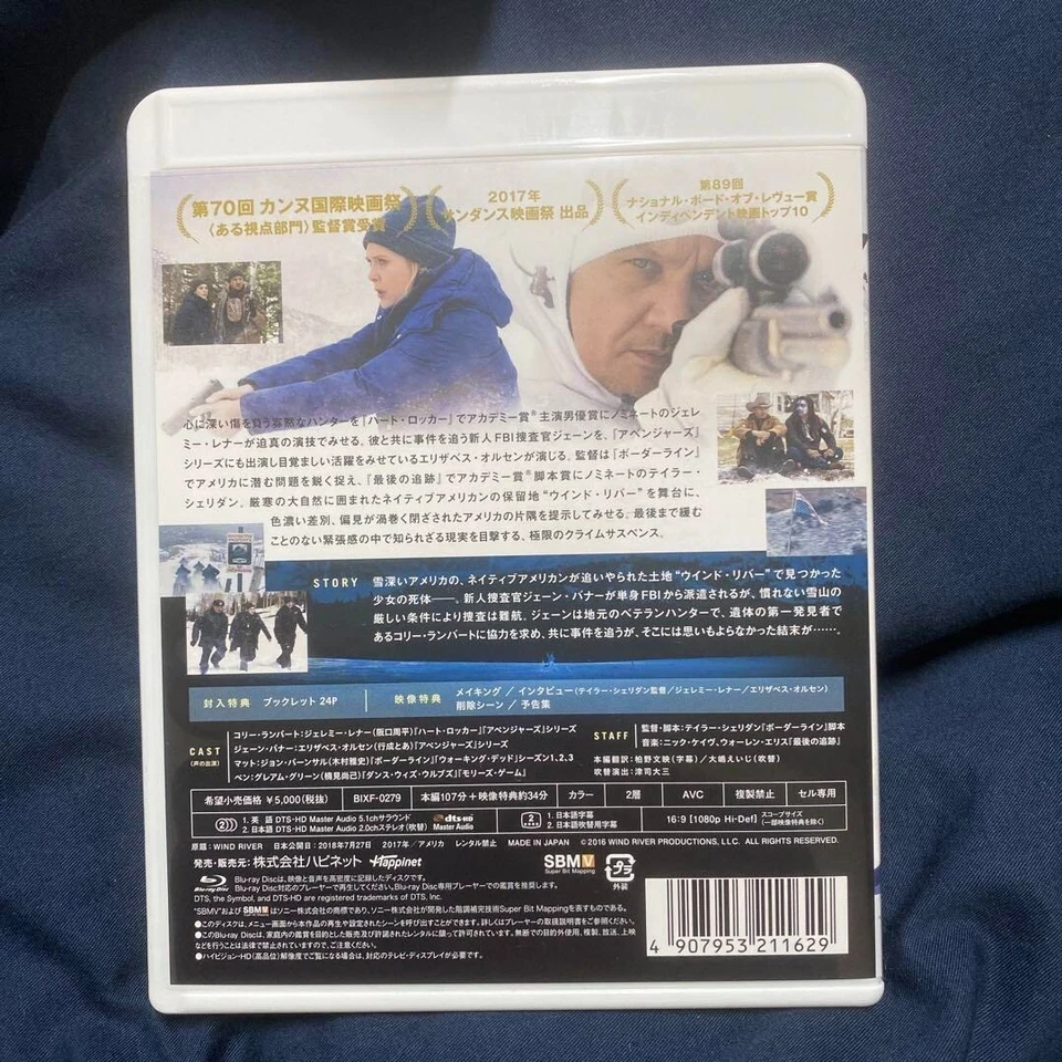 WIND RIVER Blu-ray First Limited Edition with Outer sleeve Booklet Happinet - Image 4 of 4