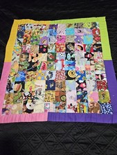 Beautiful Handmade Quilt Baby Blanket I Spy Interactive Educational 30  X 32  