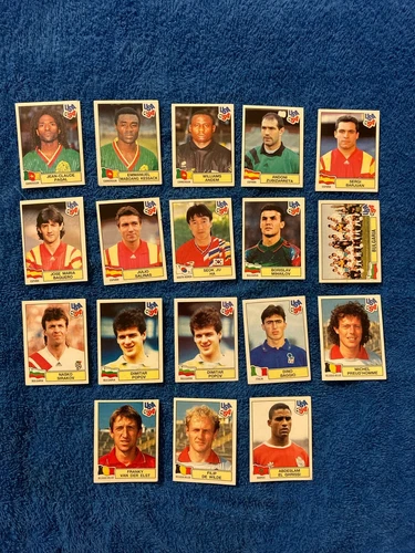 Lotto Figurine USA 94 Panini Originali 1994 Leggere Bene World Cup