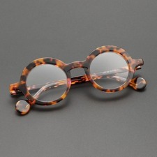 Classic Vintage Round Acetate Reading Glasses Full Rim Eyewear Frames Men Women