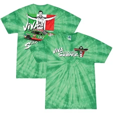 Men's Trackhouse Racing Team Collection Green Daniel Suarez Quaker State Tie-Dye