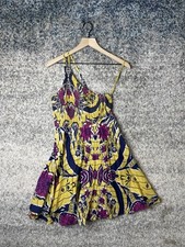 Urban Outfitters Dahlia Dress Women Casual Printed One Shoulder Size Small