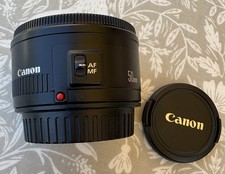Canon EF 50mm F/1.8 II Autofocus Lens "Nifty Fifty" Hardly Used. Clean Glass.