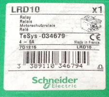 SCHNEIDER ELECTRIC LRD10 Electronic Overload Relay 4-6 AMP Tesys 034679