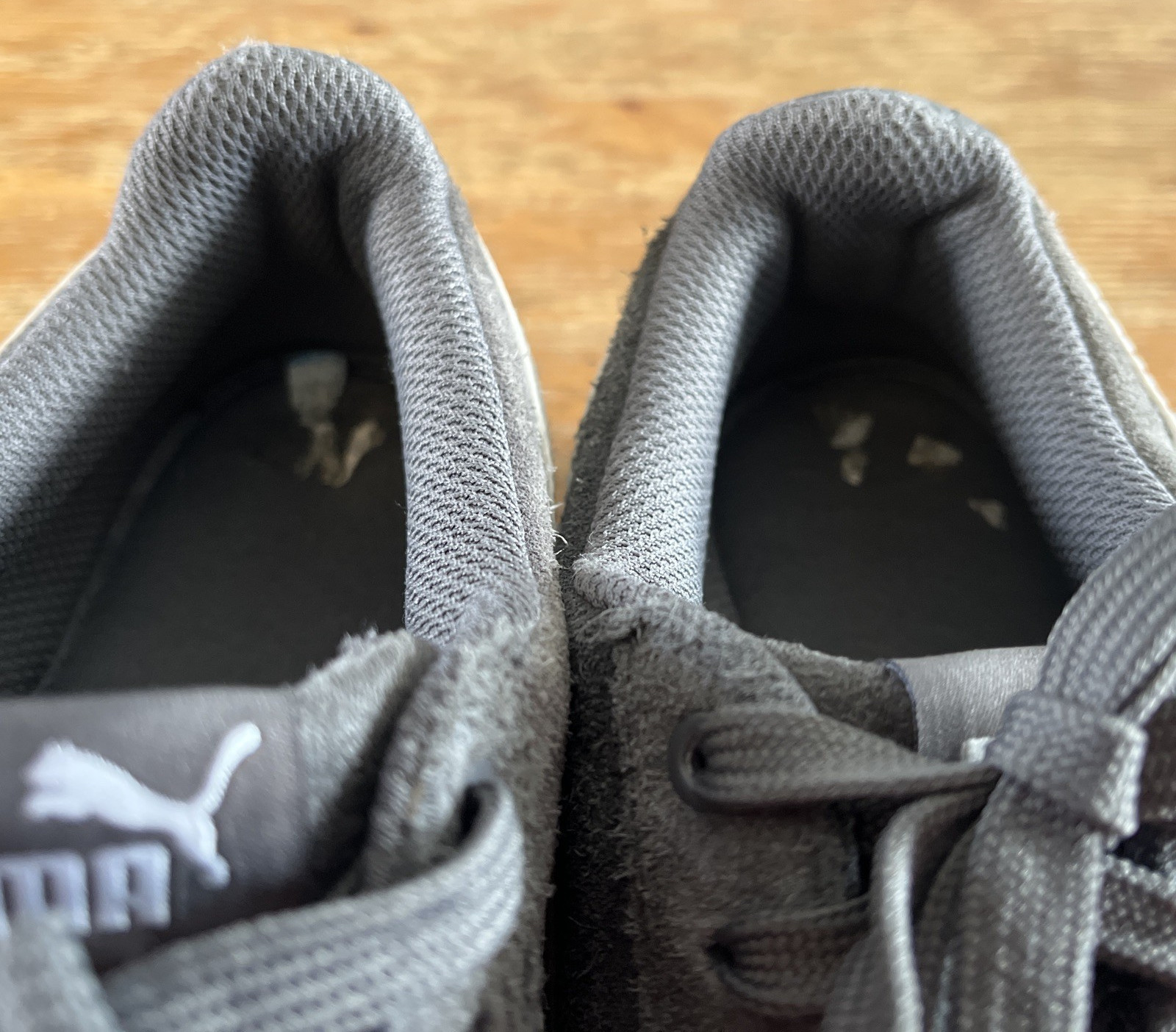 PUMA Gray Suede Sneakers Women's Size 7.5 Light Wear Casual Athletic Shoes thumbnail 10