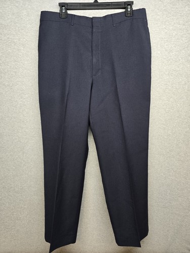 Vintage Haggar Magic Stretch Dress Pant Mens 36x29 Worsted Wool Blend Flat Front