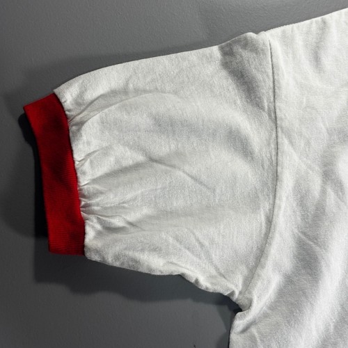 Camiseta vintage Y2K Ringer Yunque 2005 Sophomore Circus camiseta pequeña blanca roja - Imagen 6 de 12