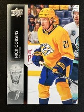 2021-22 Upper Deck: Series 2 #350 Nick Cousins/Nashville 🏒🐷🏒