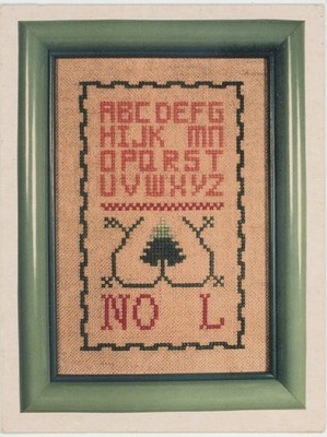 Eileen Bennett Sample House NOEL NO L Sampler Counted Cross Stitch Pattern