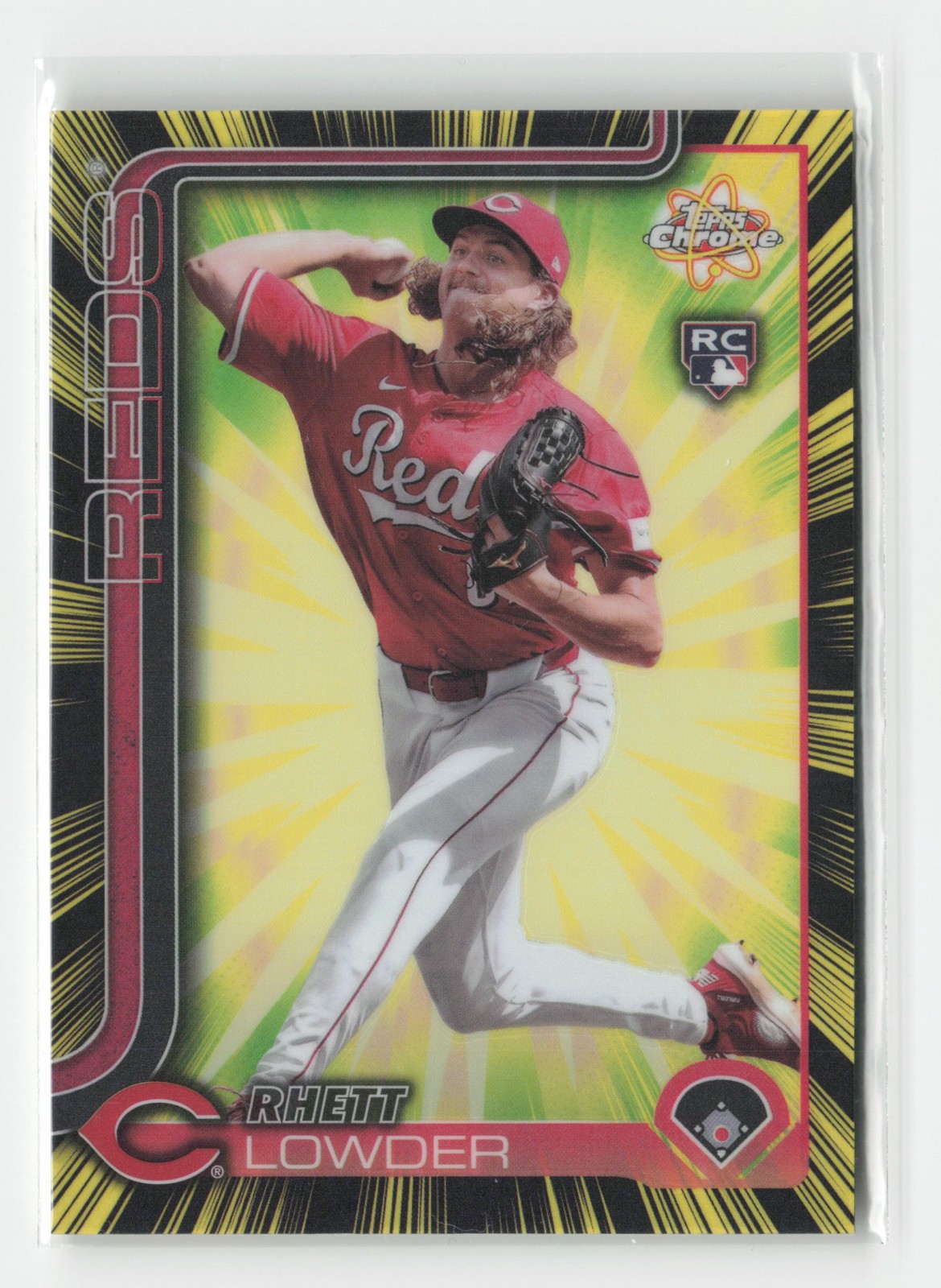 Rhett Lowder 2025 Topps Chrome #RR-2 Radiating Rookies