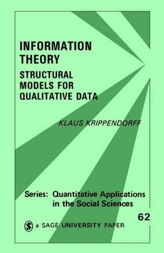 Information Theory by Klaus Krippendorff - 9780803921320
