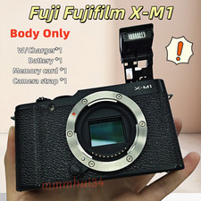   Fuji Fujifilm X-M1 Black Mirrorless Digital Camera Body Only - Tested