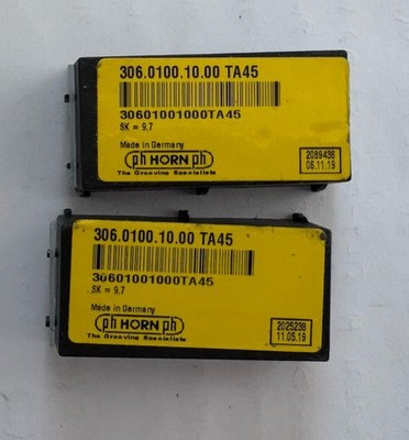 Horncarbide Inserts 306.0100.10.00 TA45 Wendeschneidplatten 3off Neu