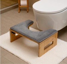 Bamboo Toilet Stool / Squatty Potty Collapsible And High Quality