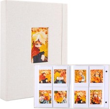 Polaroid Photo Album, Small Picture Book Holds 280 Photos, 1 pack, Beige